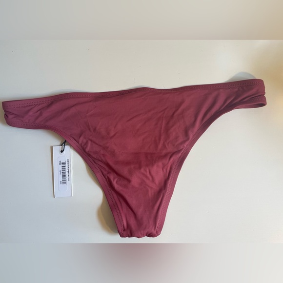 Vitamin A Neutra Hipster Bikini Bottoms Heather Red Size 10/L NWT - Picture 4 of 5